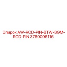 3760006116 AW-ROD-PIN-BTW-BGM-ROD-PIN Epiroc