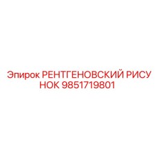 9851719801 РЕНТГЕНОВСКИЙ РИСУНОК Epiroc