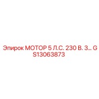 GS13063873 МОТОР 5 Л.С. 230 В. 3... Epiroc