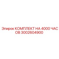 3002604900 КОМПЛЕКТ НА 4000 ЧАСОВ Epiroc