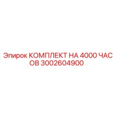 3002604900 КОМПЛЕКТ НА 4000 ЧАСОВ Epiroc