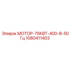 1080411403 МОТОР-75КВТ-400-В-50Гц Epiroc