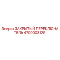 4700003125 ЗАКРЫТЫЙ ПЕРЕКЛЮЧАТЕЛЬ | Epiroc
