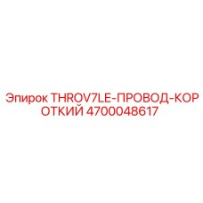 4700048617 THROV7LE-ПРОВОД-КОРОТКИЙ - Epiroc
