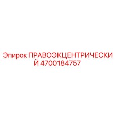 4700184757 ПРАВОЭКЦЕНТРИЧЕСКИЙ Epiroc
