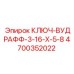 4700352022 Ключ Вудрафф 3-16 x 5-8 Epiroc