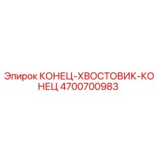 4700700983 КОНЕЦ-ХВОСТОВИК-КОНЕЦ Epiroc