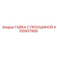 4700937959 ГАЙКА С ПРОУШИНОЙ Epiroc