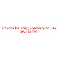 470W213279 РАЗРЯД 2