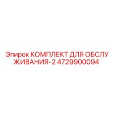 4729900094 КОМПЛЕКТ ДЛЯ ОБСЛУЖИВАНИЯ-2 Epiroc