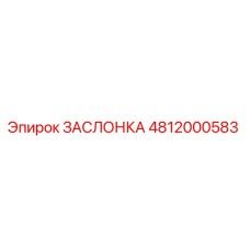 4812000583 ЗАСЛОНКА Epiroc
