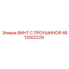 4812002229 ВИНТ С ПРОУШИНОЙ Epiroc