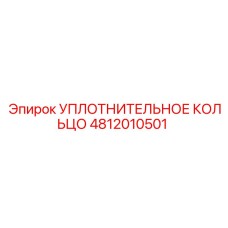 4812010501 Уплотнительное кольцо Epiroc