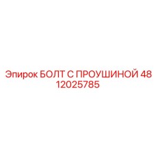 4812025785 БОЛТ С ПРОУШИНОЙ Epiroc