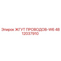 4812037910 ЖГУТ ПРОВОДОВ-W6 Epiroc