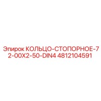 4812104591 КОЛЬЦО-СТОПОРНОЕ-72-00X2-50-DIN4 Epiroc