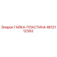 4812112393 ГАЙКА-ПЛАСТИНА Epiroc