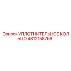 4812158756 УПЛОТНИТЕЛЬНОЕ КОЛЬЦО Epiroc