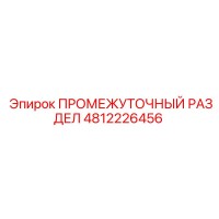 4812226456 ПРОМЕЖУТОЧНЫЙ РАЗДЕЛ Epiroc