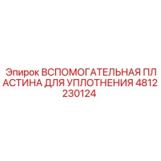 4812230124 Вспомогательная пластина для уплотнения Epiroc