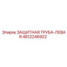 4812246922 ЗАЩИТНАЯ ТРУБА-ЛЕВАЯ Epiroc