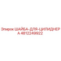 4812249922 ШАЙБА-ДЛЯ-ЦИЛИНДЕРА Epiroc