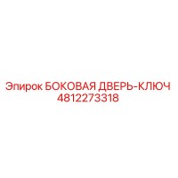 4812273318 БОКОВАЯ ДВЕРЬ-КЛЮЧ Epiroc
