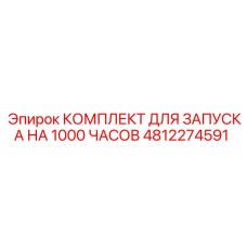 КОМПЛЕКТ ДЛЯ ЗАПУСКА НА 1000 ЧАСОВ 4812274591 Epiroc