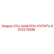 4812275598 COJ-ШАБЛОН-КУПИТЬ Epiroc