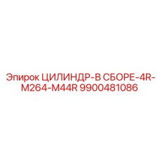 9900481086 ЦИЛИНДР-В СБОРЕ-4R-M264-M44R Epiroc