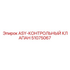 51075067 ASY-КОНТРОЛЬНЫЙ КЛАПАН Epiroc
