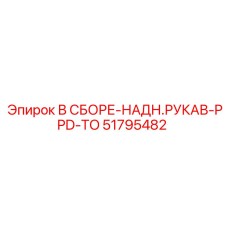 51795482 В СБОРЕ-НАДН.РУКАВ-PPD-TO (Epiroc)