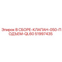 51997435 В СБОРЕ-КЛАПАН-050-ПОДЪЕМ-QL60 (Epiroc)