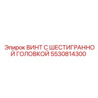 5530814300 ВИНТ С ШЕСТИГРАННОЙ ГОЛОВКОЙ Epiroc