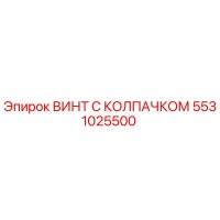5531025500 ВИНТ С КОЛПАЧКОМ Epiroc