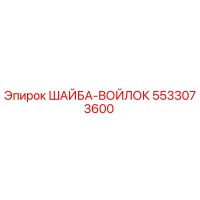 5533073600 ШАЙБА-ВОЙЛОК Epiroc