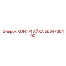 5534735400 КОНТРГАЙКА Эпирок
