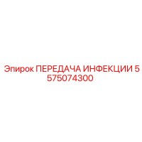 5575074300 ПЕРЕДАЧА ИНФЕКЦИИ Epiroc