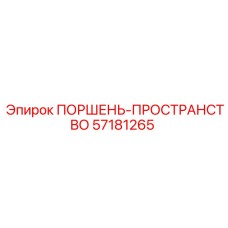 57181265 ПОРШЕНЬ-ПРОСТРАНСТВО Epiroc