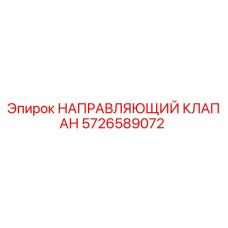 5726589072 НАПРАВЛЯЮЩИЙ КЛАПАН Эпирок