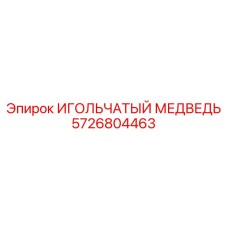 5726804463 ИГОЛЬЧАТЫЙ МЕДВЕДЬ Epiroc