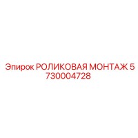 5730004728 РОЛИКОВАЯ МОНТАЖ Epiroc