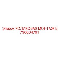 Высоконагруженный роликовый узел артикул 5730004761