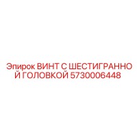 5730006448 ВИНТ С ШЕСТИГРАННОЙ ГОЛОВКОЙ Epiroc
