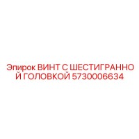 5730006634 ВИНТ С ШЕСТИГРАННОЙ ГОЛОВКОЙ Epiroc