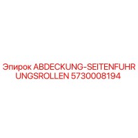 5730008194 ABDECKUNG-SEITENFUHRUNGSROLLEN Epiroc
