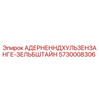 5730008306 АДЕРНЕННДХУЛЬЗЕНЗАНГЕ-ЗЕЛЬБШТАЙН Epiroc