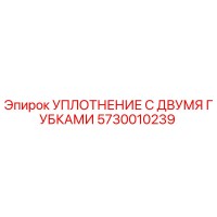 5730010239 УПЛОТНЕНИЕ С ДВУМЯ ГУБКАМИ Epiroc