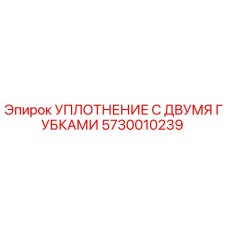 5730010239 УПЛОТНЕНИЕ С ДВУМЯ ГУБКАМИ Epiroc