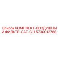 5730012788 КОМПЛЕКТ-ВОЗДУШНЫЙ ФИЛЬТР-CAT-C11 Epiroc